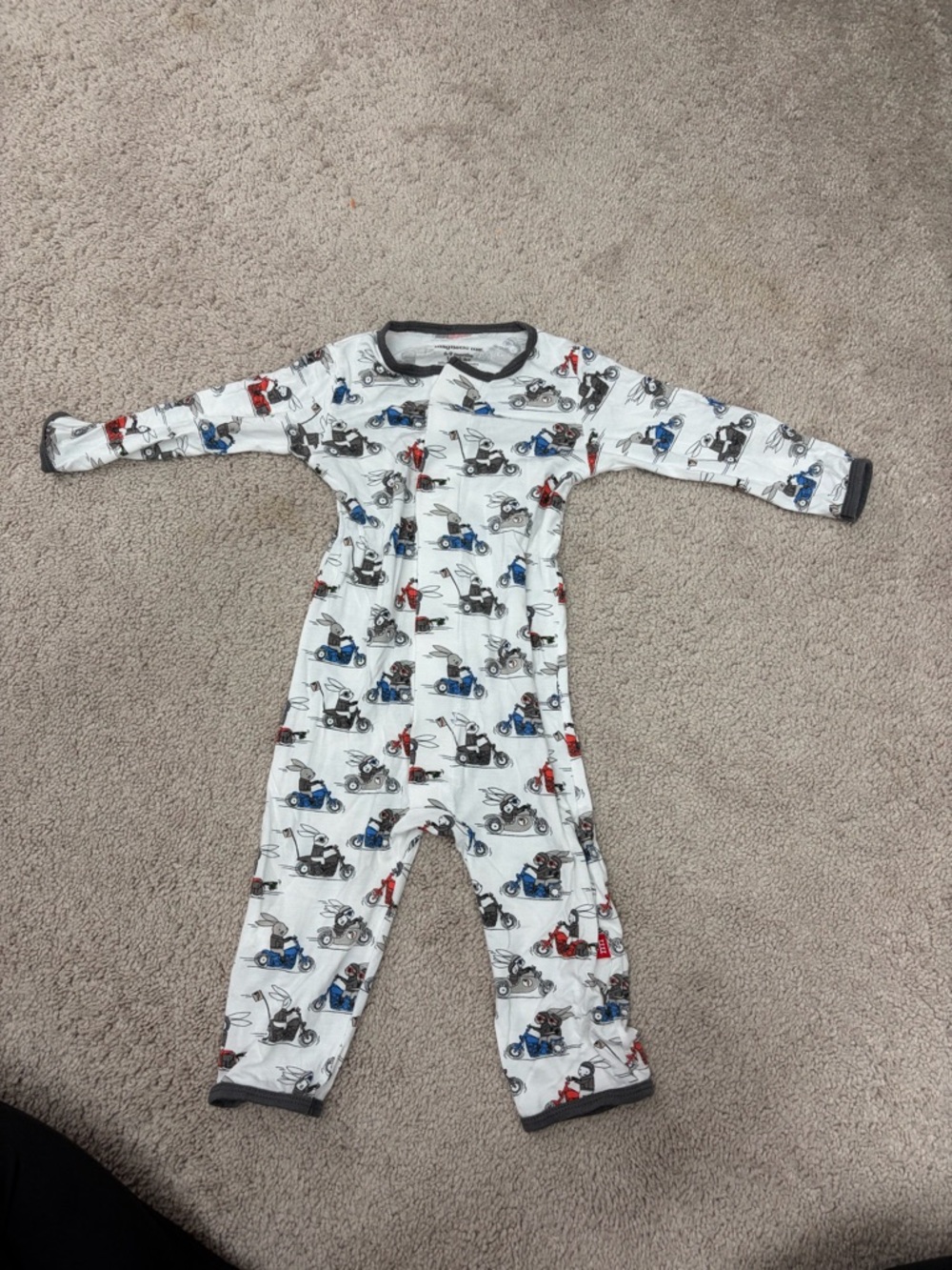 Magnetic Me 6-9 month footless onesie